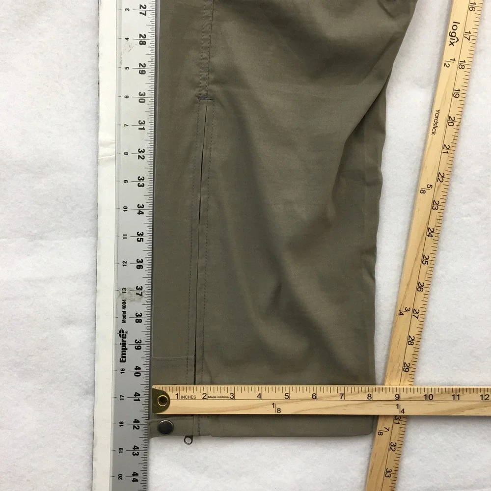 KUHL Renegade Convertible Stealth Pants Mens 32x32 Green Cargo Hiking Zip Off